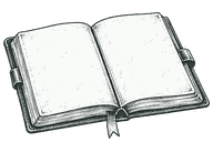 Hand-drawn story book